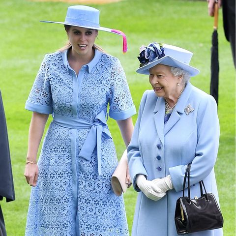 Prinzessin Beatrice und ihre Großmutter, Ihre Majestät die Queen, 2019.