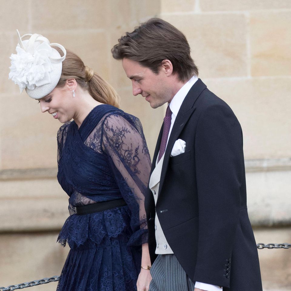 Prinzessin Beatrice und Edoardo Mapelli Mozzi im Jahr 2019 bei einer Hochzeit. Jetzt sind sie selbst Mann und Frau.