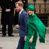 ... nämlich von Herzogin Meghan! Die war schon auf mehreren Terminen mit unterschiedlichen Taschen der Designerin Gabriela Hearst unterwegs.