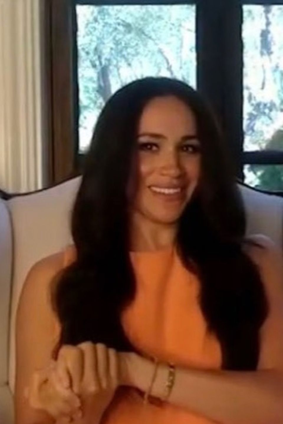 Meghan im Video-Interview mit Emily Ramshaw Meghan im Video-Interview mit Emily Ramshaw