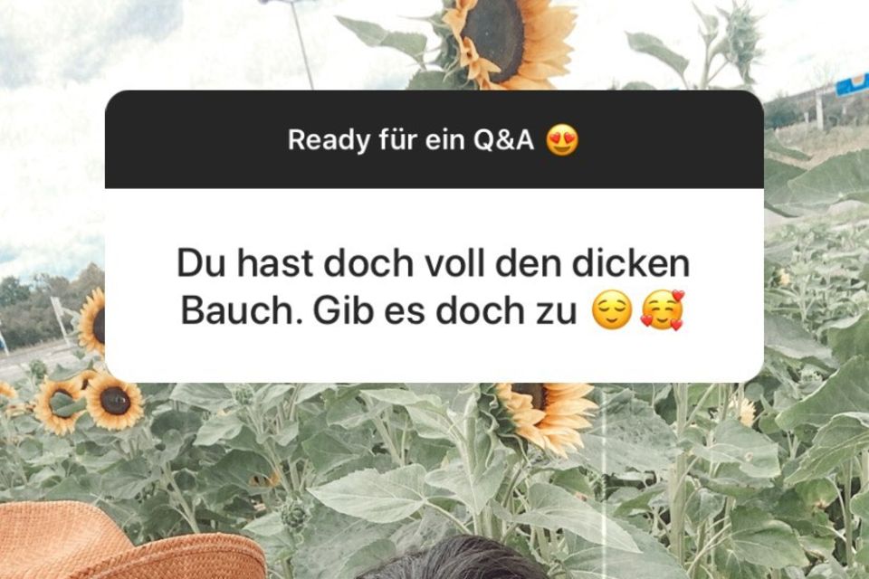 Til Schweiger: Rebecca steht zu ihrem Food Baby Rebecca steht zu ihrem Food Baby
