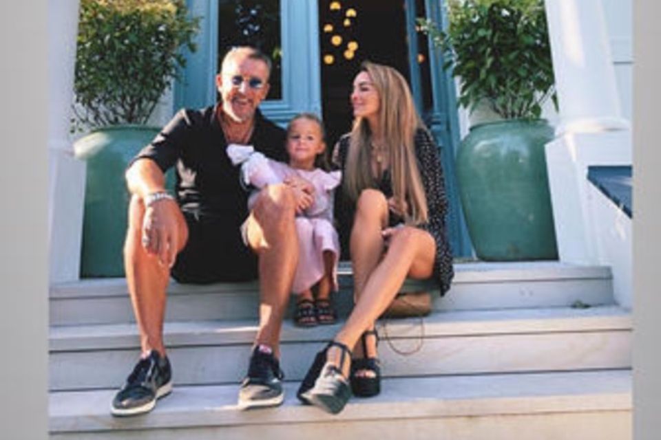 Sarah Lombardi: Estefania Heidemanns mit Mann und Tochter Estefania Heidemanns mit Mann und Tochter