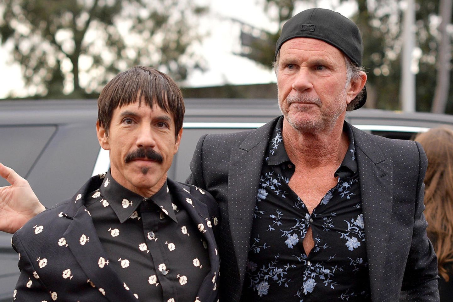 Red Hot Chili Peppers-Mitglieder Anthony Kiedis und Chad Smith