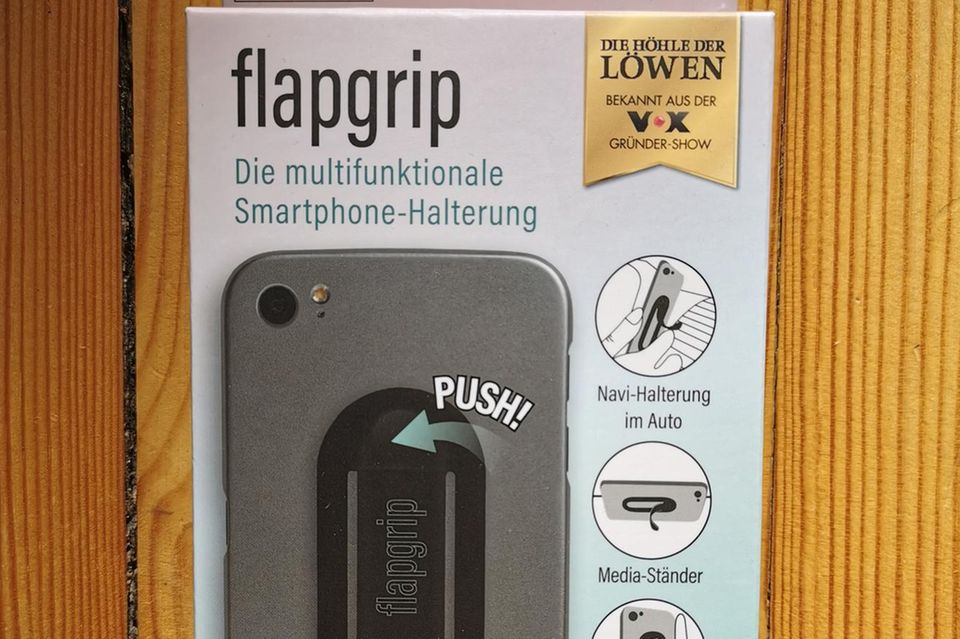 "Die Höhle der Löwen"-Produkt, flapgrip, Smartphone-Halterung, Handy-Gadget
