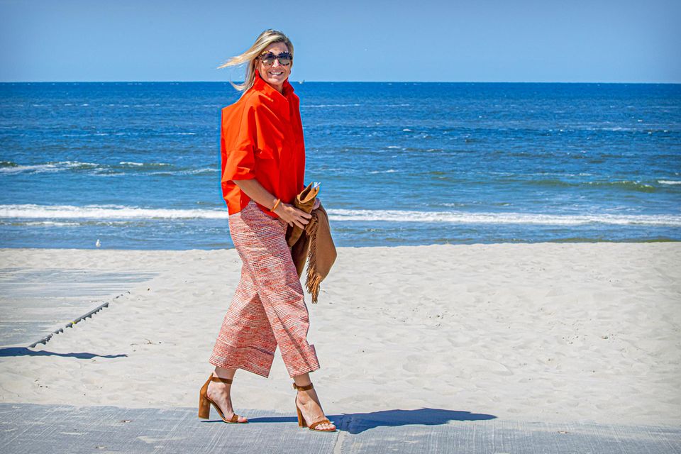 Der Liebling der Niederlande: Königin Máxima (hier auf der Insel Texel) freut sich auf ihren verdienten Sommerurlaub. Königin Máxima (hier auf der Insel Texel) freut sich auf ihren verdienten Sommerurlaub.