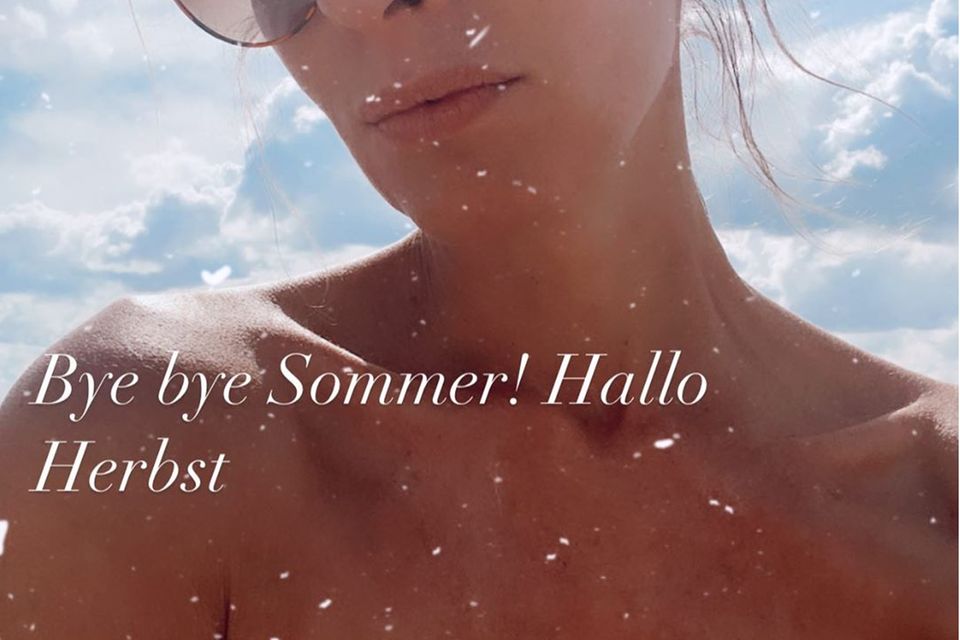 Massimo Sinató : Mareile Höppner verabschiedet sich auf Instagram vom Sommer. Mareile Höppner verabschiedet sich auf Instagram vom Sommer.