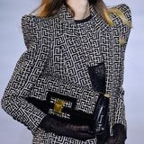 Logo-Prints bei der Spring/Summer-Show von Balmain.  