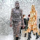 Mosaik-Kleider bei Paco Rabanne