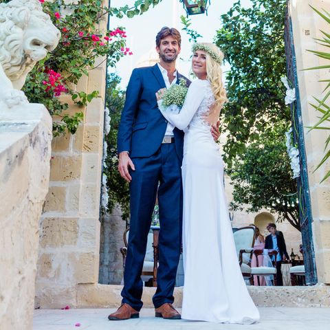 Frisch verheiratet: Matthew Cardona und Sarah Kern. Alle Exklusiv-Fotos der Hochzeit sehen Sie in der neuen Ausgabe der GALA (ab Donnerstag, 15. Oktober im Handel).