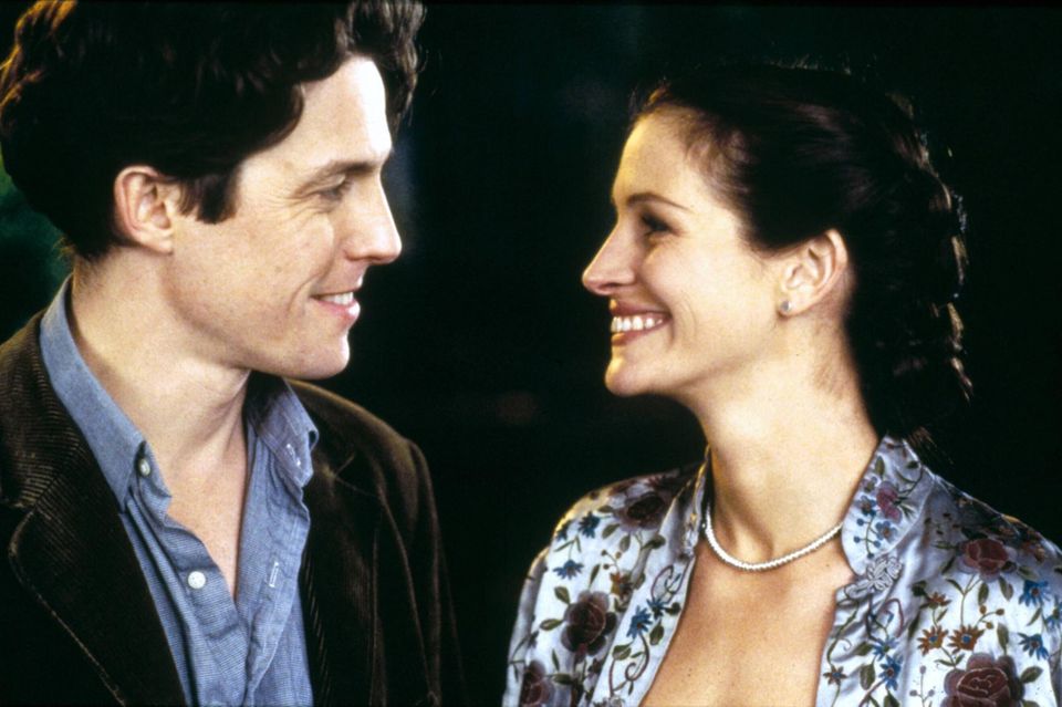 Hugh Grant: Hugh Grant und Julia Roberts in "Notting Hill" (1999). Hugh Grant und Julia Roberts in "Notting Hill" (1999).