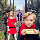 Schauspieler Neil Patrick Harris und Ehemann David Burtka sind bekannt für ihre kreativen Halloween-Inszenierungen. Zusammen mit ihren beiden Kindern tauchen sie regelmäßig in neue Fantasiewelten ein, so wie bei "Charlie und die Schokoladenfabrik". Toll!