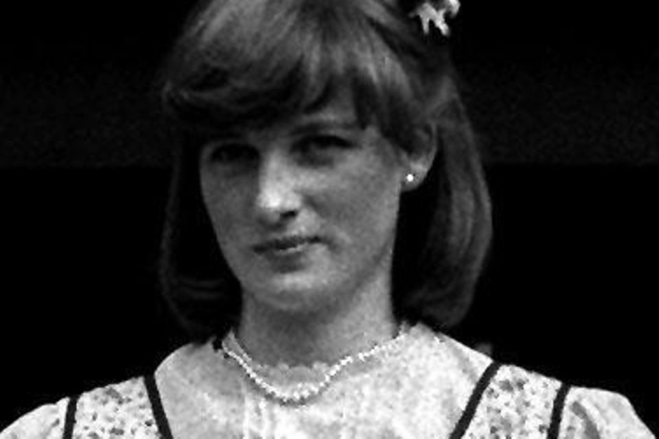 Prinzessin Diana 1978 bei der Hochzeit ihrer Schwester Lady Jane Spencer mit Robert Fellowes.