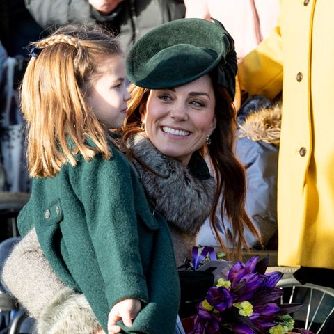 Herzogin Catherine mit Prinzessin Charlotte