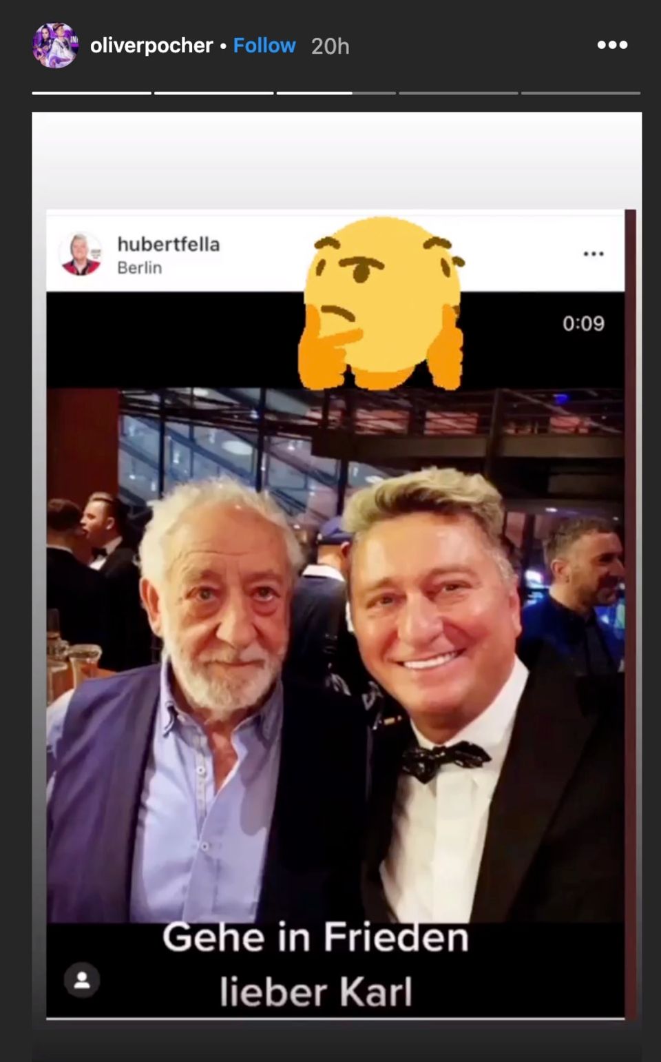 Karl Dall (†79): Hubert Fella (r.) postet versehentlich ein Foto mit Didi Hallervorden statt mit dem verstorbenen Karl Dall. Hubert Fella (r.) postet versehentlich ein Foto mit Didi Hallervorden statt mit dem verstorbenen Karl Dall.