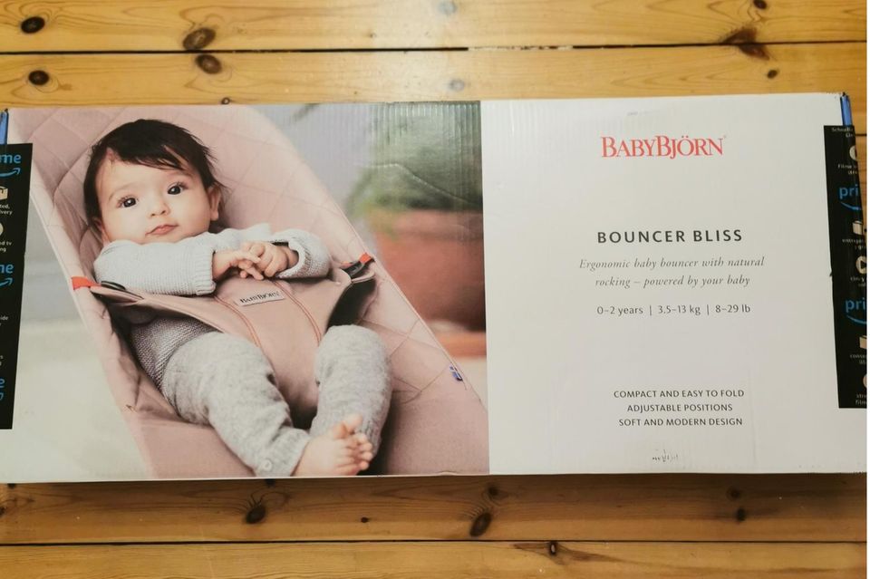 Babywippe, Babywippe BabyBjörn, Verpackung Babywippe, Babywippe BabyBjörn, Verpackung