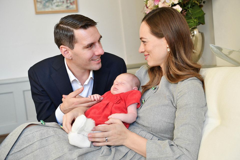Royals: Nicholas und Alina-Marie von Rumänien mit ihrem Baby Nicholas und Alina-Marie von Rumänien mit ihrem Baby