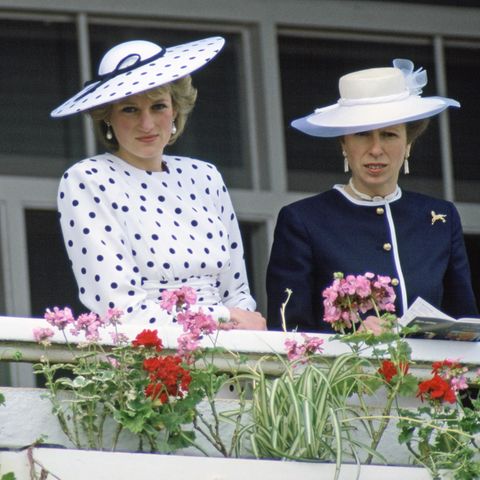 Prinz Charles, Prinzessin Diana und Prinzessin Anne