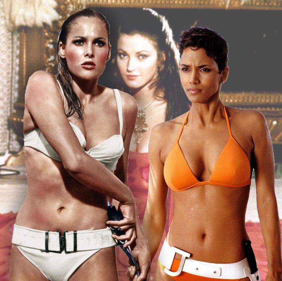 Usula Andress, Jane Seymour, Halle Berry
