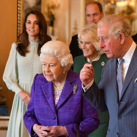 Queen Elizabeth und ihrer Familie.