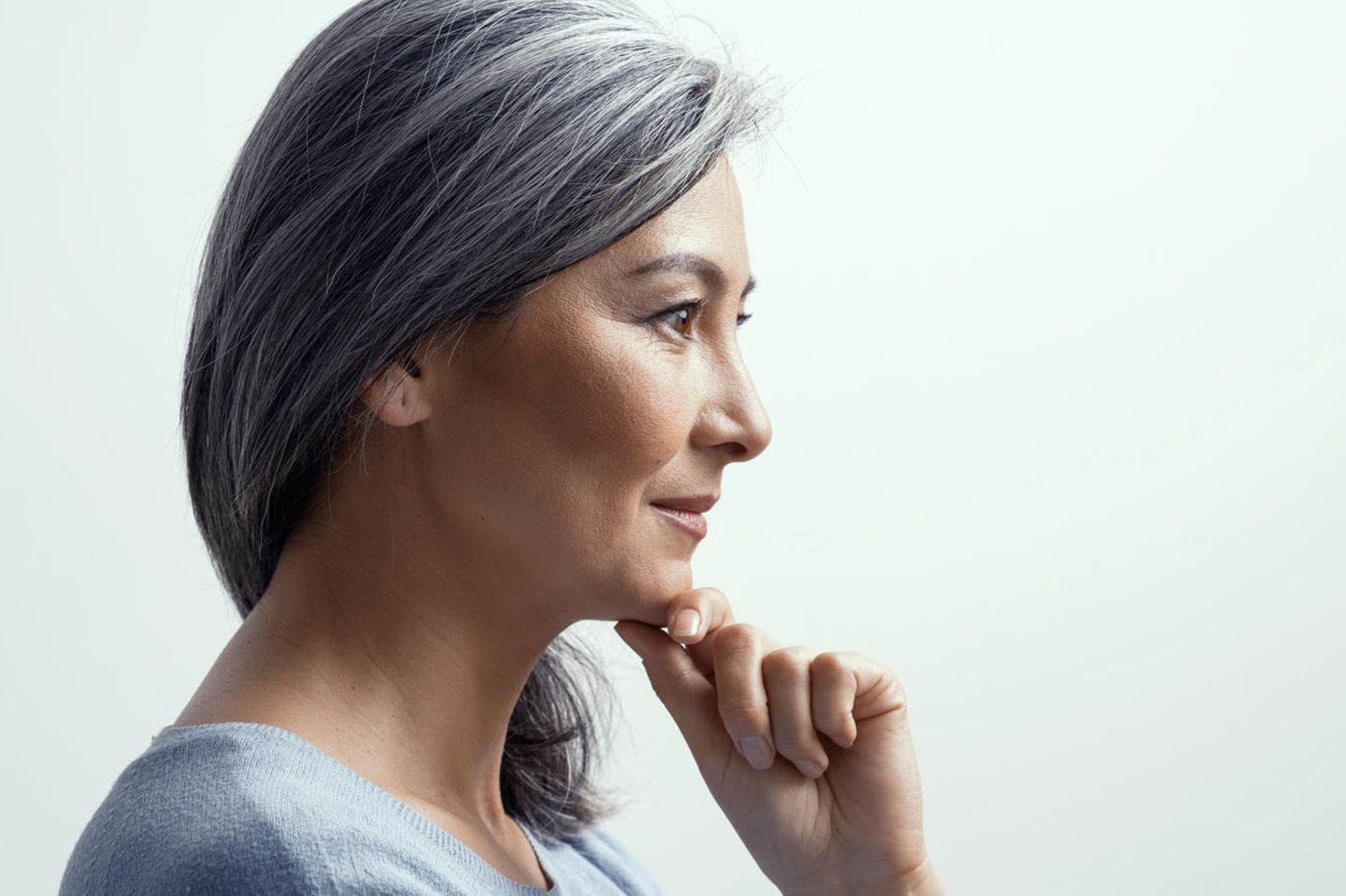 Haare trend graue 40 Heißeste