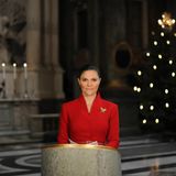 24. Dezember 2020  Prinzessin Victoria liest das Weihnachtsevangelium im digitalen Weihnachtsgebet in der Palastkirche in Stockholm. 