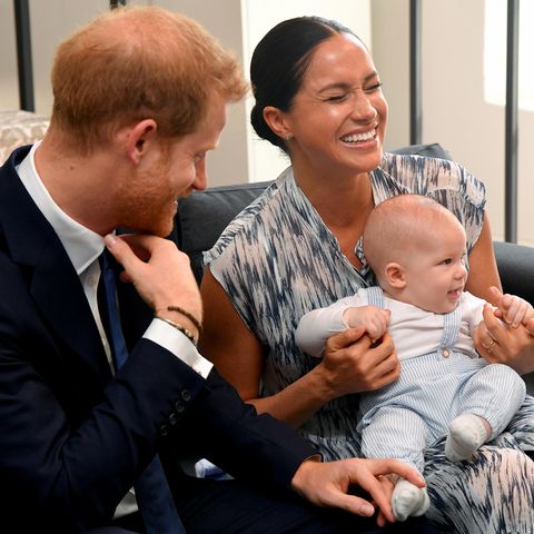 Prinz Harry und Herzogin Meghan mit Sohn Archie bei einem Termin während ihrer Südafrika Tour 2019.