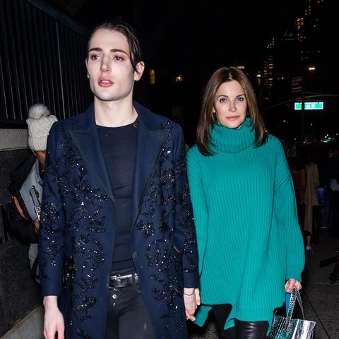Harry Brant und Stephanie Seymour im Februar 2020.