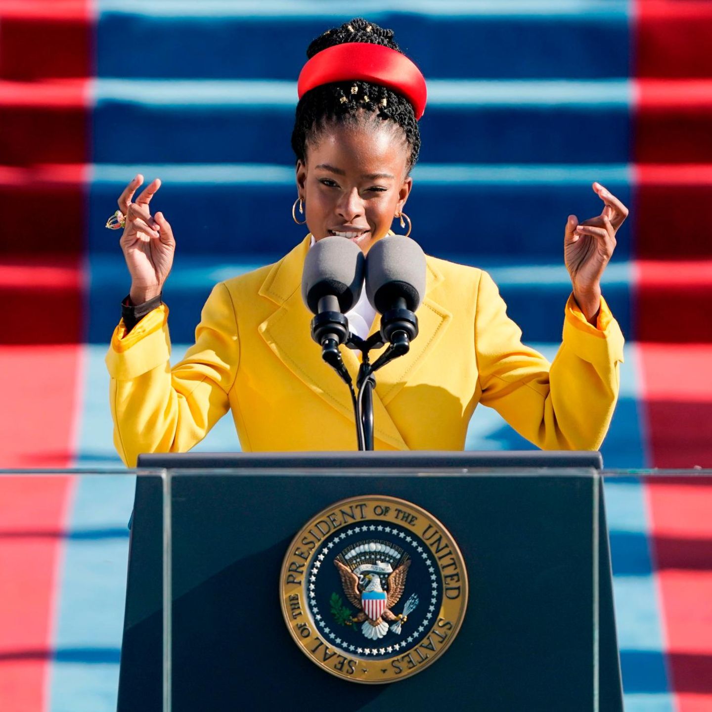 Amanda Gorman Die Dichterin Ist Der Superstar Der Amtseinfuhrung Gala De