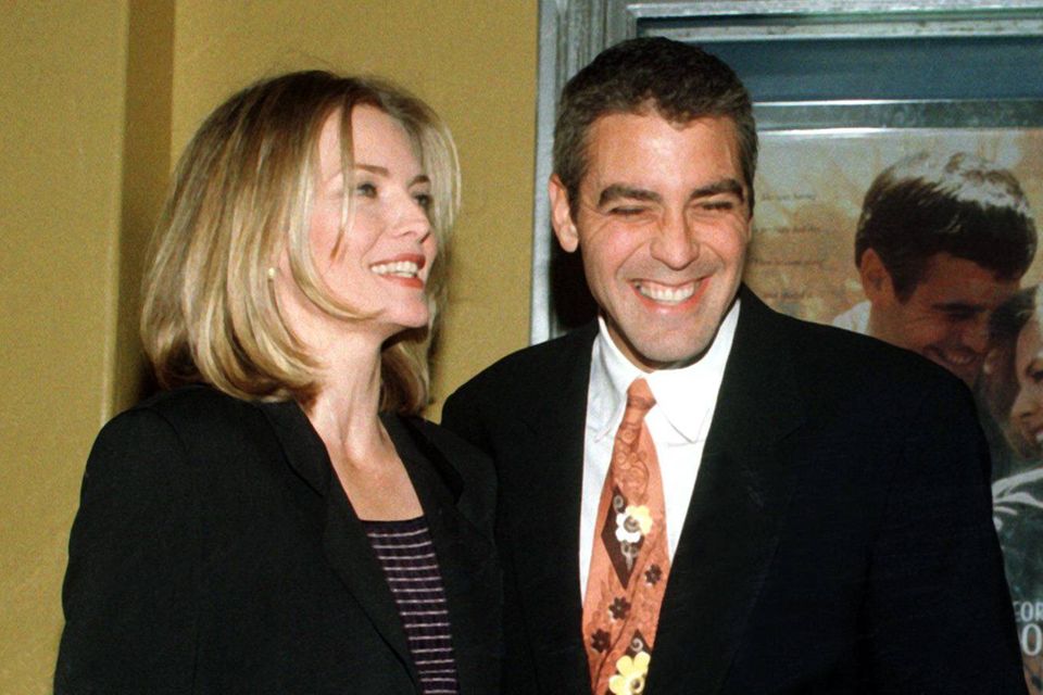 Michelle Pfeiffer und George Clooney