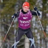 20. Februar 2014  Als Mitglied des Olympischen Komitees probiert Prinz Frederik von Dänemark die Langlaufpist im russischen Sochi selbstverständlich auch selber aus.