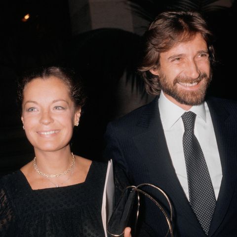 Romy Schneider und Daniel Biasini 1980 in der Pariser Oper.