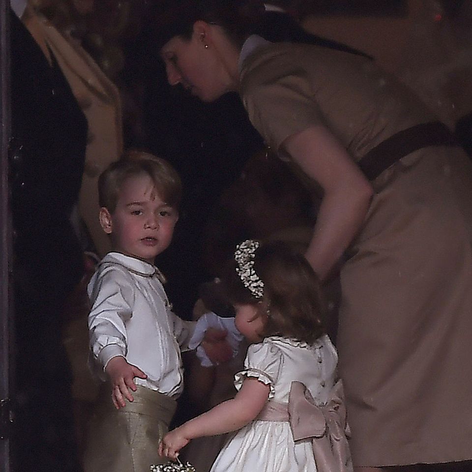 Prinz George, Prinzessin Charlotte und Maria Borrallo
