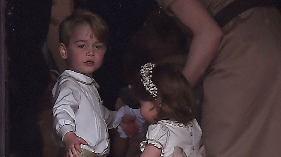Prinz George, Prinzessin Charlotte und Maria Borrallo