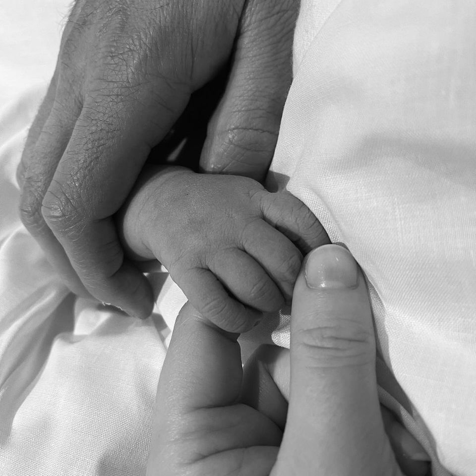 Prinzessin Eugenie und Jack Brooksbanks Foto von ihrem Neugeborenen