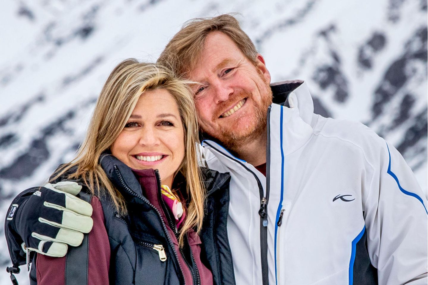 Königin Máxima und König Willem-Alexander – hier fotografiert 2020 in Lech – mögen Wintersport. Das zeigt sich auch in einem Post am Valentinstag.