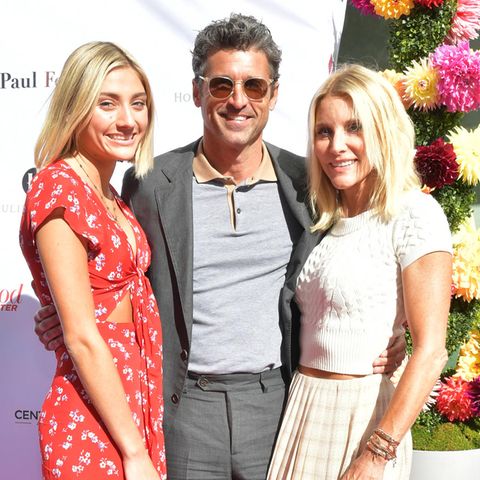 Patrick Dempsey mit Tochter Tallula (l.) und Ehefrau Jillian Fink