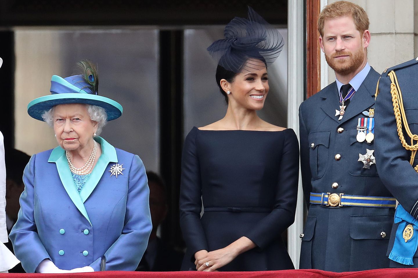Queen Elizabeth, Herzogin Meghan und Prinz Harry