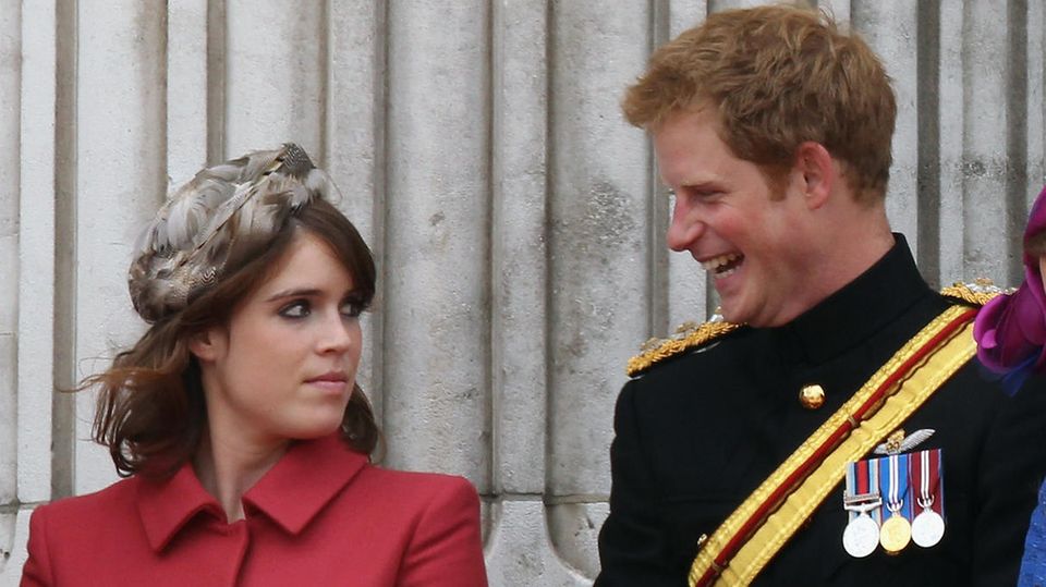 Herzogin Meghan + Prinzessin Eugenie: Prinzessin Eugenie und Prinz Harry Prinzessin Eugenie und Prinz Harry