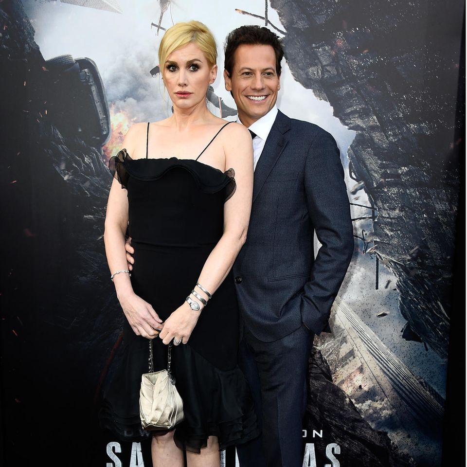 Alice Evans und Ioan Gruffudd 2015 bei einer Filmpremiere in Hollywood.