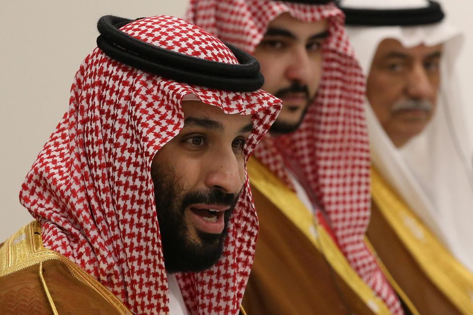 Herzogin Meghan: Kronprinz Mohammed bin Salman ist laut Strafanzeige mutmaßlich hauptverantwortlich für den Mord an Jamal Khashoggi. Kronprinz Mohammed bin Salman ist laut Strafanzeige mutmaßlich hauptverantwortlich für den Mord an Jamal Khashoggi.