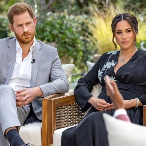 Prinz Harry und Herzogin Meghan im Gespräch mit Oprah Winfrey. In Deutschland ist das Interview am 8. März 2021 auf RTL, VOX und TVNOW zu sehen.