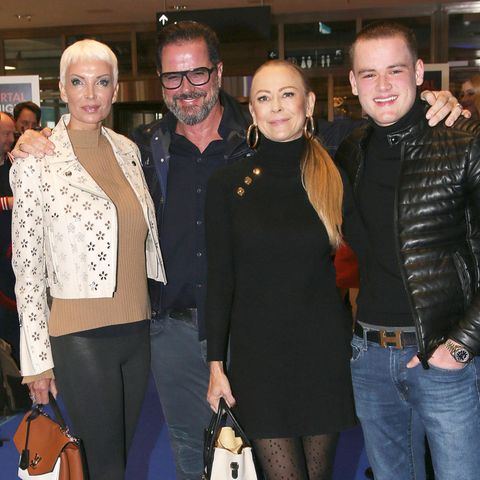 Britt und Alex Jolig mit Jenny Elvers und Sohn Paul Elvers