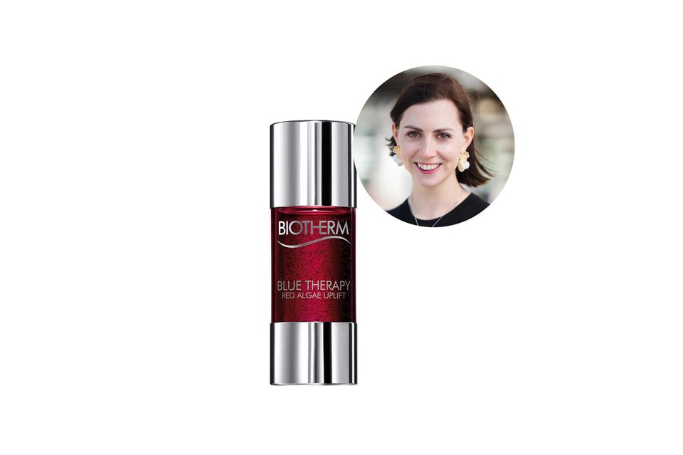 Die GALA Beautyprobe: Redakteurin Kathrin freut sich über eine strahlende Haut und sichtbar geglättete Mimikfältchen. Redakteurin Kathrin freut sich über eine strahlende Haut und sichtbar geglättete Mimikfältchen.