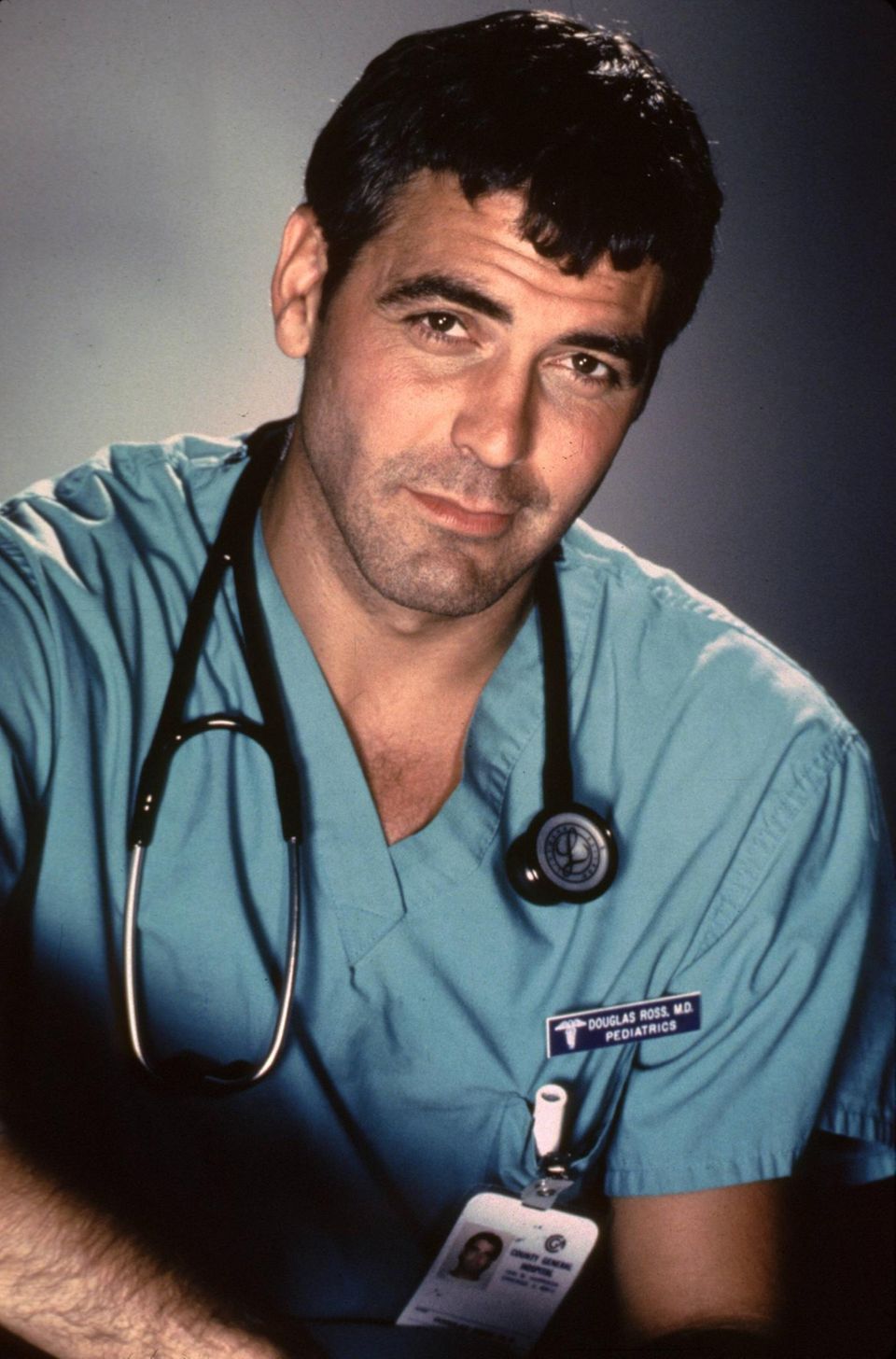 George Clooney in "Emergency Room"