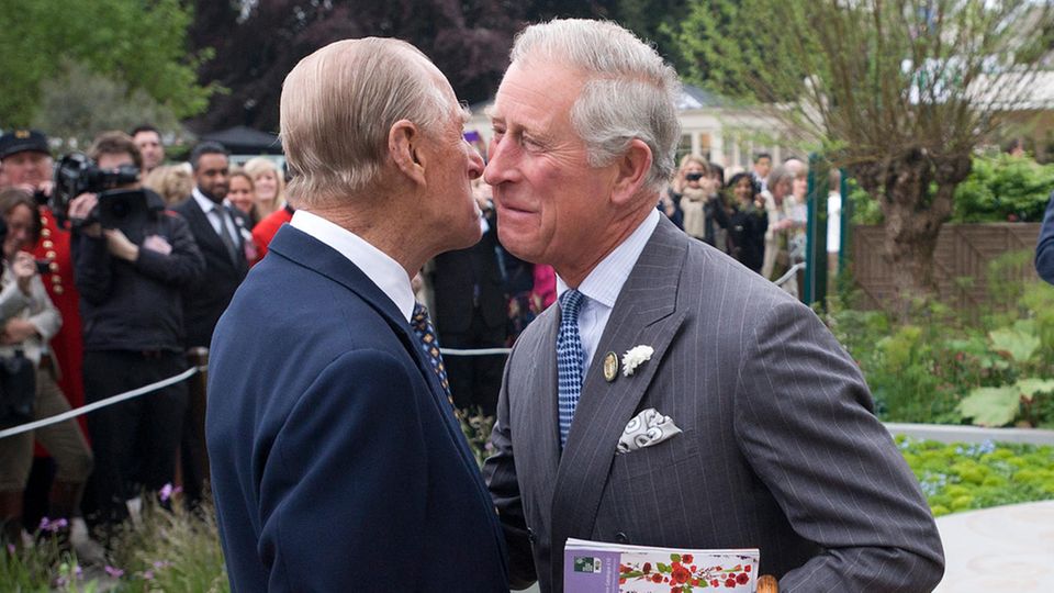 Prinz Philip und Prinz Charles