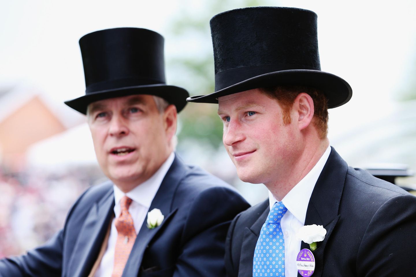Prinz Andrew und Prinz Harry