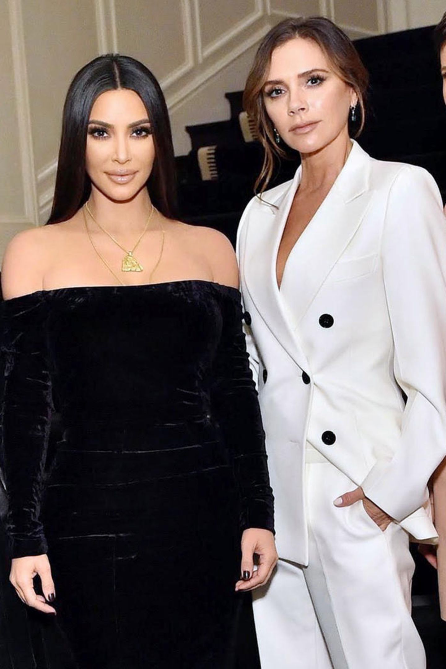 Victoria Beckham: Mit Kim Kardashian ließ sie die Korken knallen | GALA.de