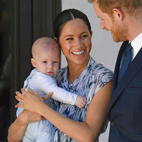Herzogin Meghan und Prinz Harry mit ihrem Sohn Archie Mountbatten-Windsor