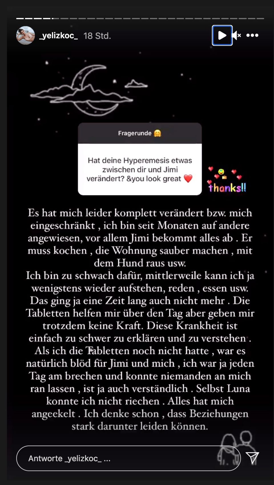 Yeliz Koc: Yeliz Koc berichtet in ihrer Instagram-Story von ihrer belastenden Krankheit während der Schwangerschaft. Yeliz Koc berichtet in ihrer Instagram-Story von ihrer belastenden Krankheit während der Schwangerschaft.