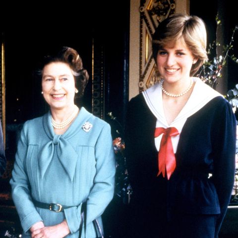 Queen Elizabeth und Prinzessin Diana 